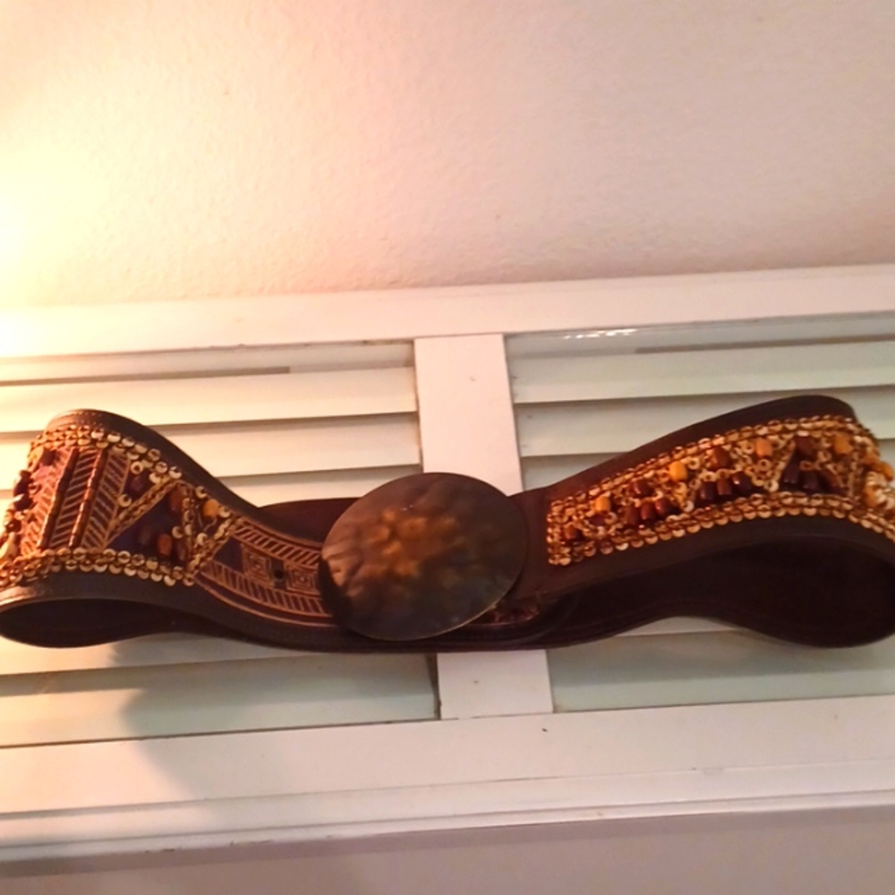 Chicos genuine leather belt